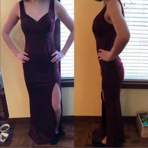 Plum prom/formal dress